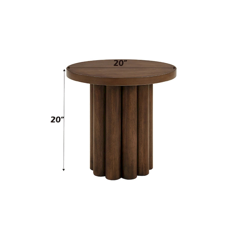 Table d'appoint avec finition couleur