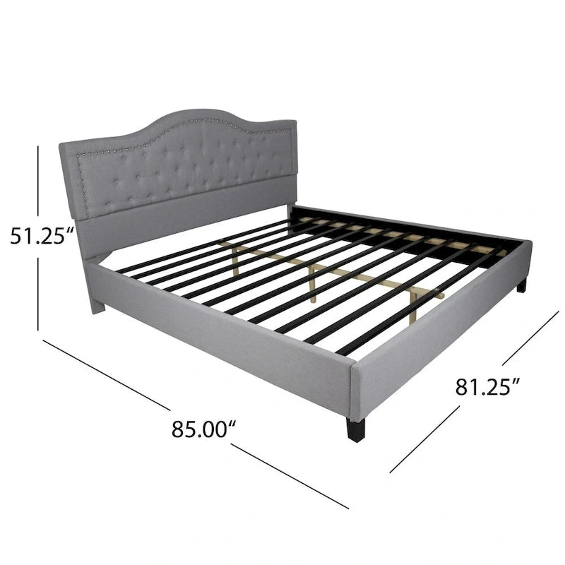 Cadre de lit traditionnel King Size par