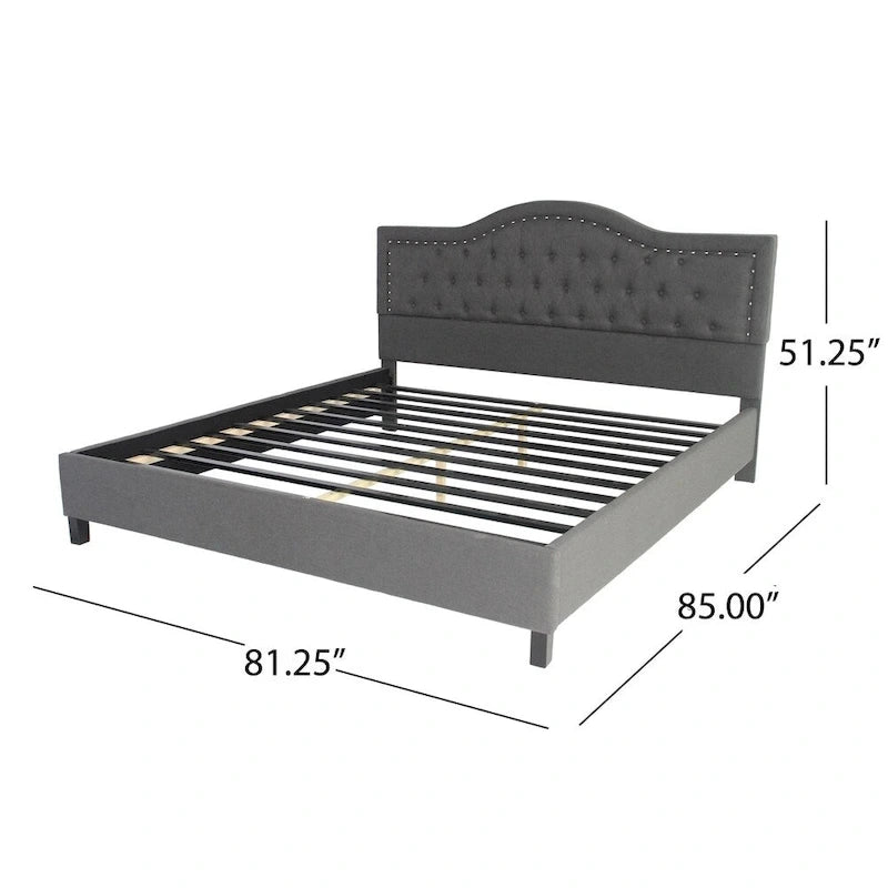 Cadre de lit traditionnel King Size par