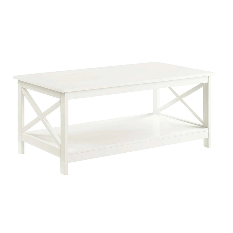 Table basse Oxford avec étagère