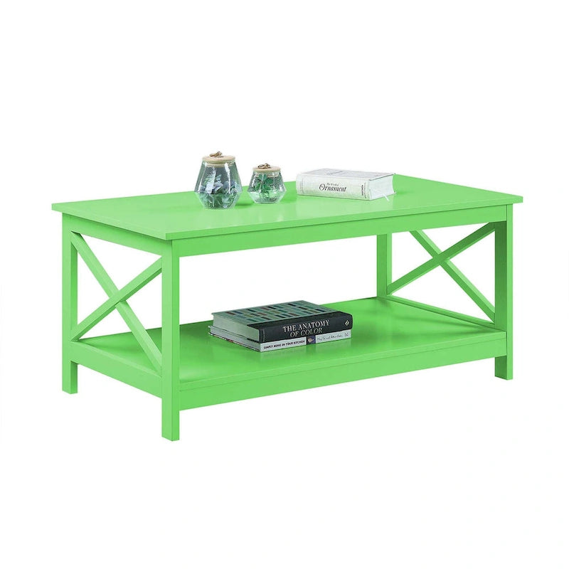 Table basse Oxford avec étagère