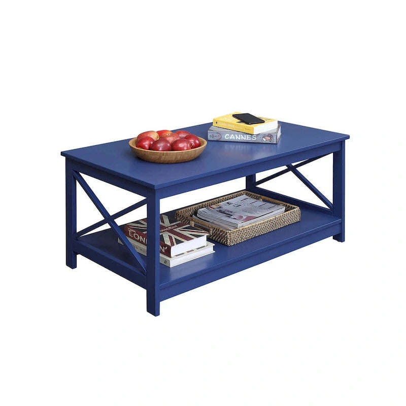 Table basse Oxford avec étagère