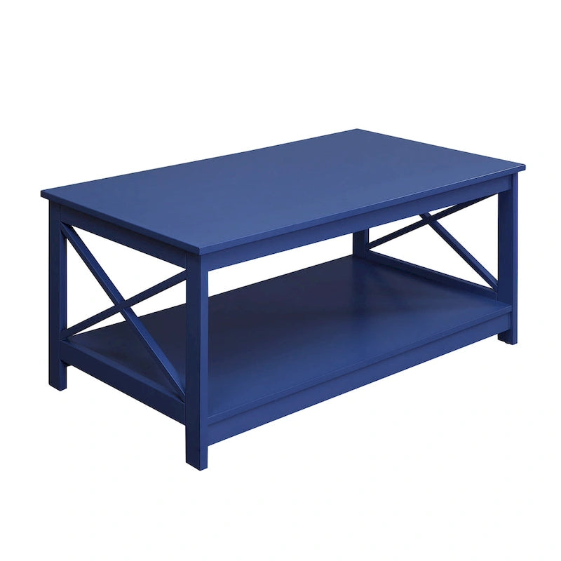 Table basse Oxford avec étagère