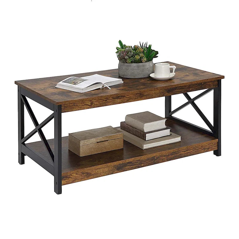 Table basse Oxford avec étagère