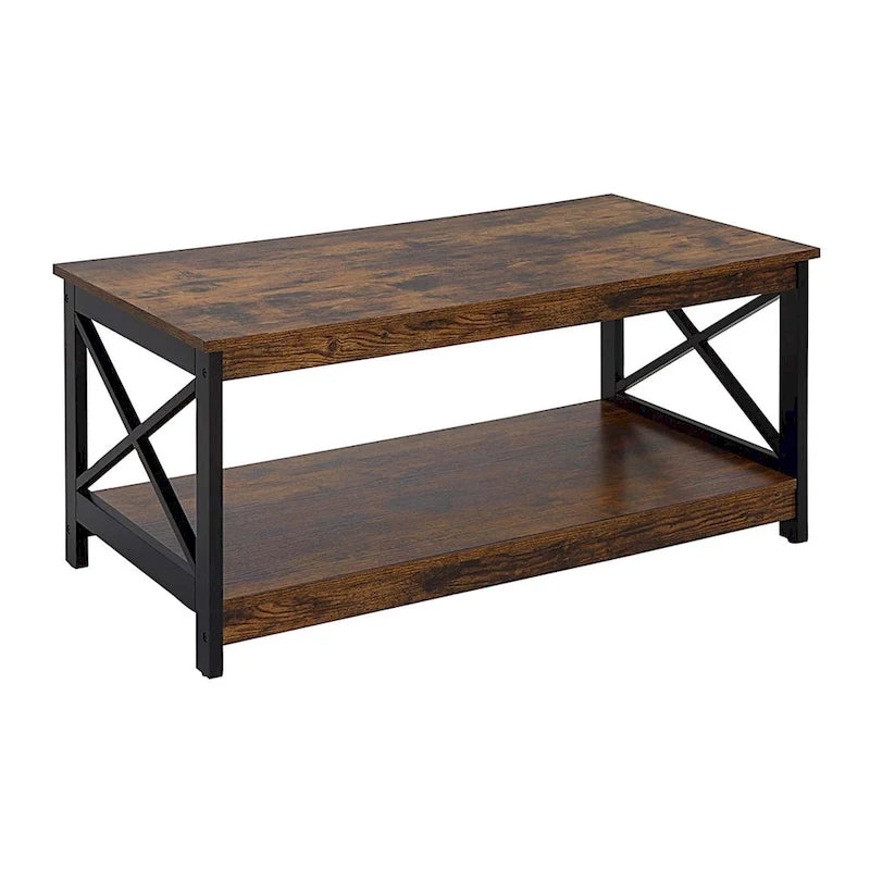 Table basse Oxford avec étagère