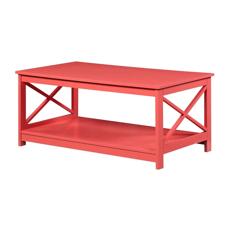Table basse Oxford avec étagère