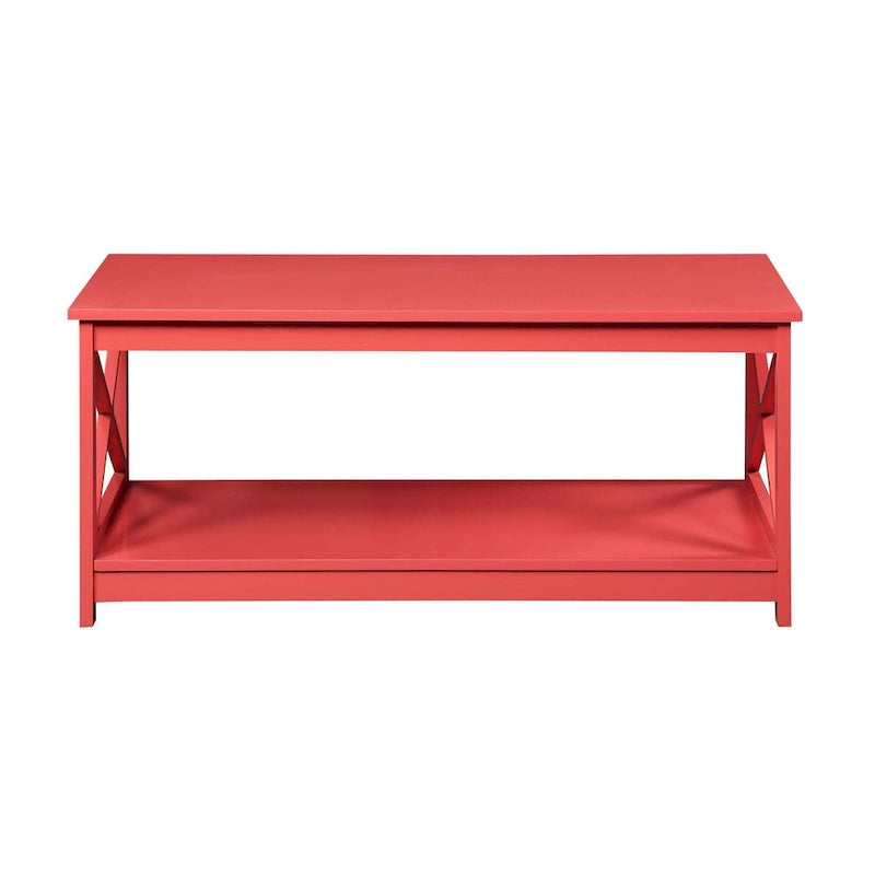Table basse Oxford avec étagère