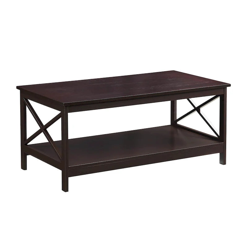 Table basse Oxford avec étagère