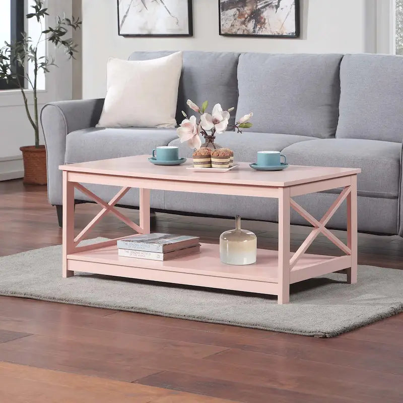 Table basse Oxford avec étagère
