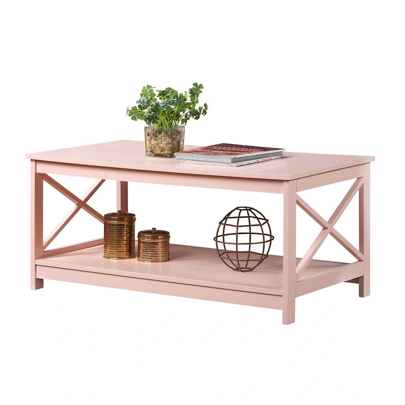 Table basse Oxford avec étagère