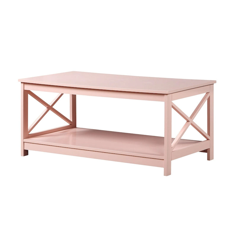 Table basse Oxford avec étagère