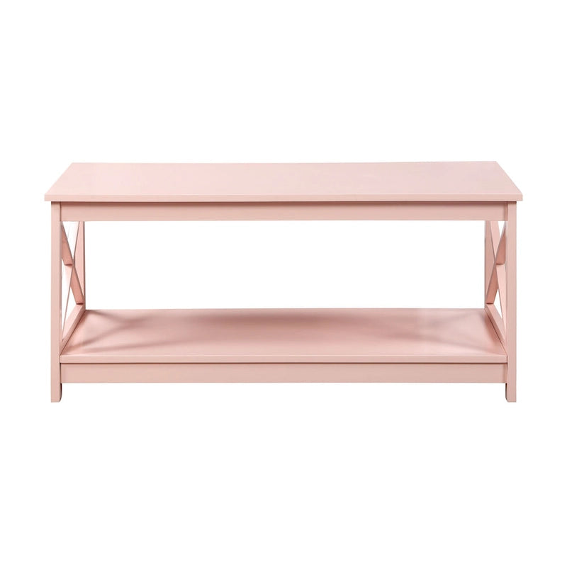 Table basse Oxford avec étagère
