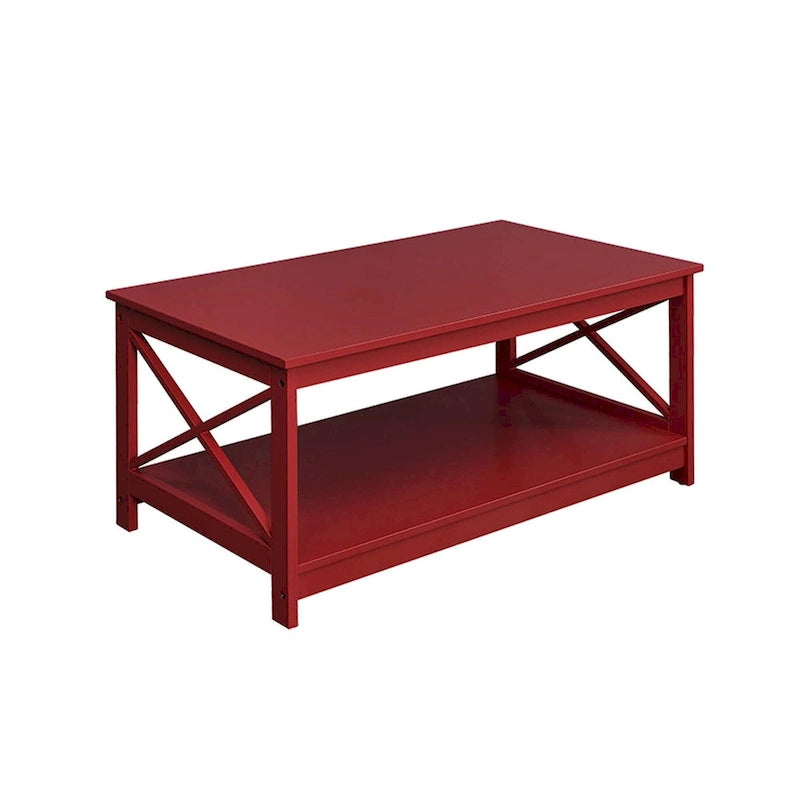 Table basse Oxford avec étagère
