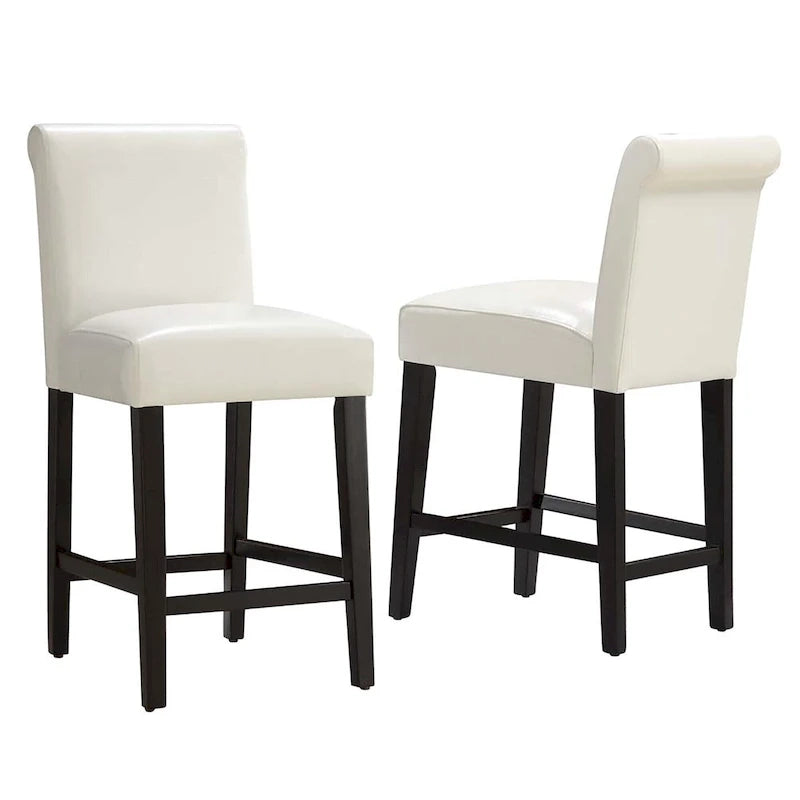 Tabourets de bar en similicuir (Lot de 2) par