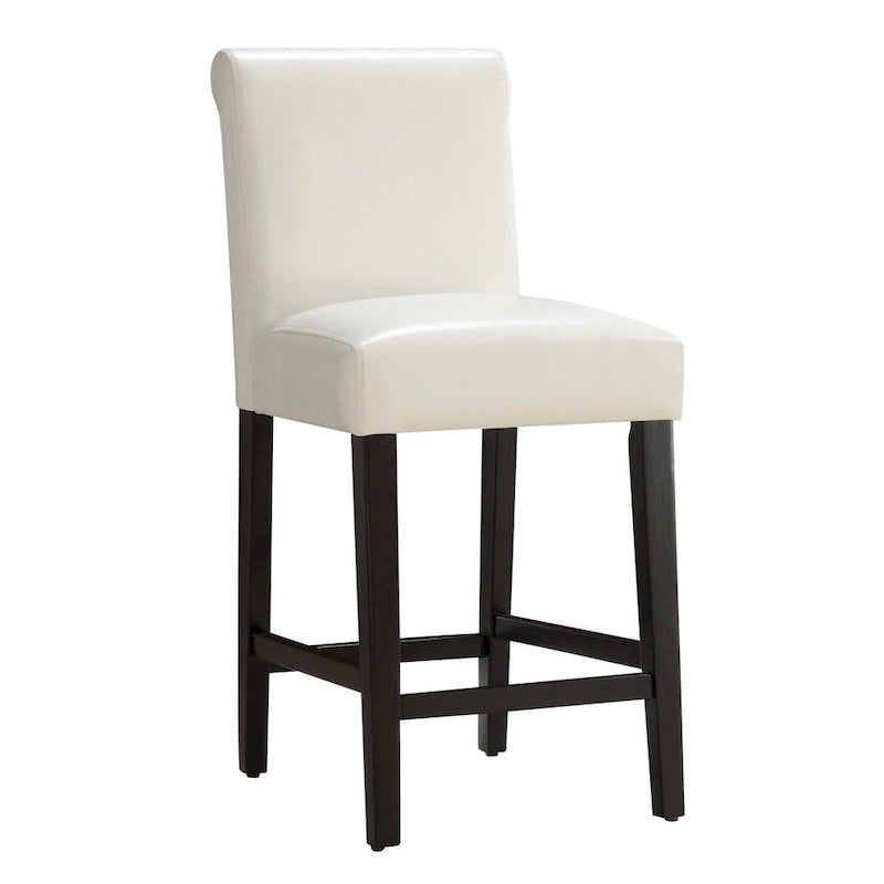 Tabourets de bar en similicuir (Lot de 2) par