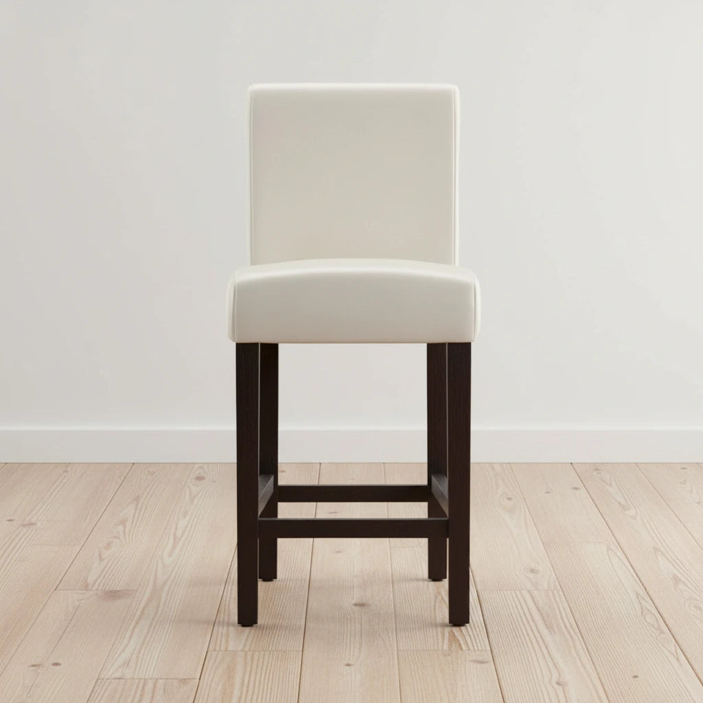 Tabourets de bar en similicuir (Lot de 2) par