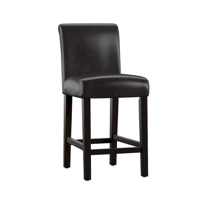 Tabourets de bar en similicuir (Lot de 2) par