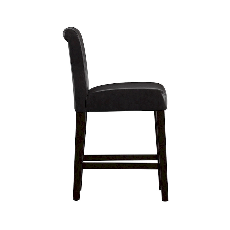 Tabourets de bar en similicuir (Lot de 2) par