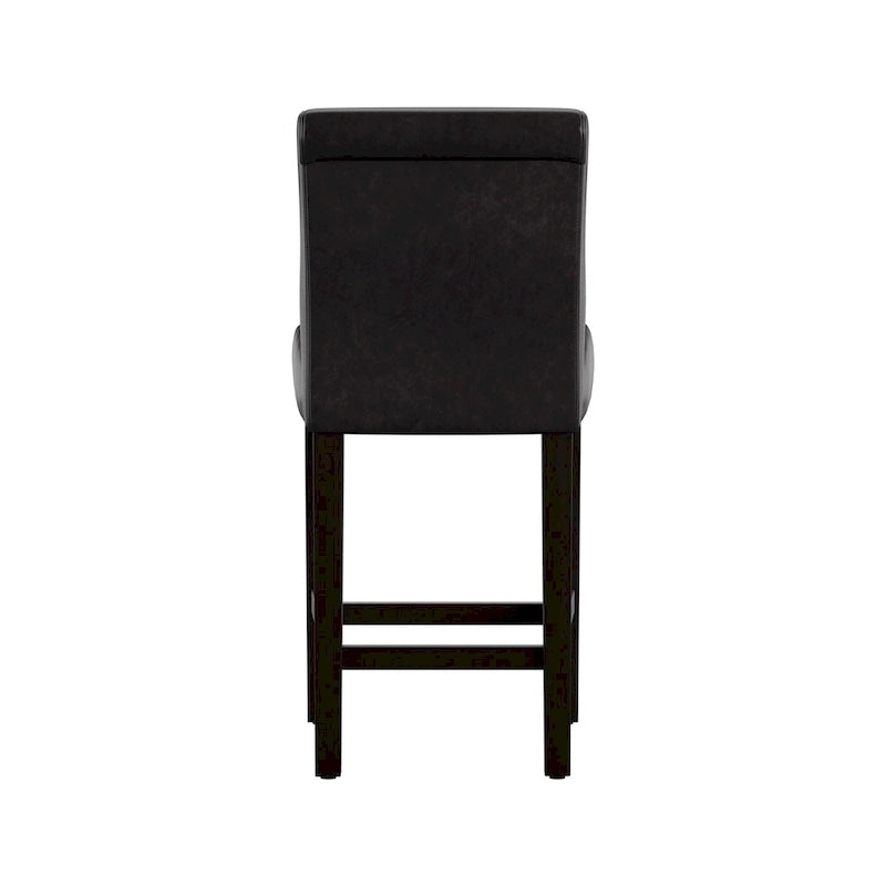 Tabourets de bar en similicuir (Lot de 2) par