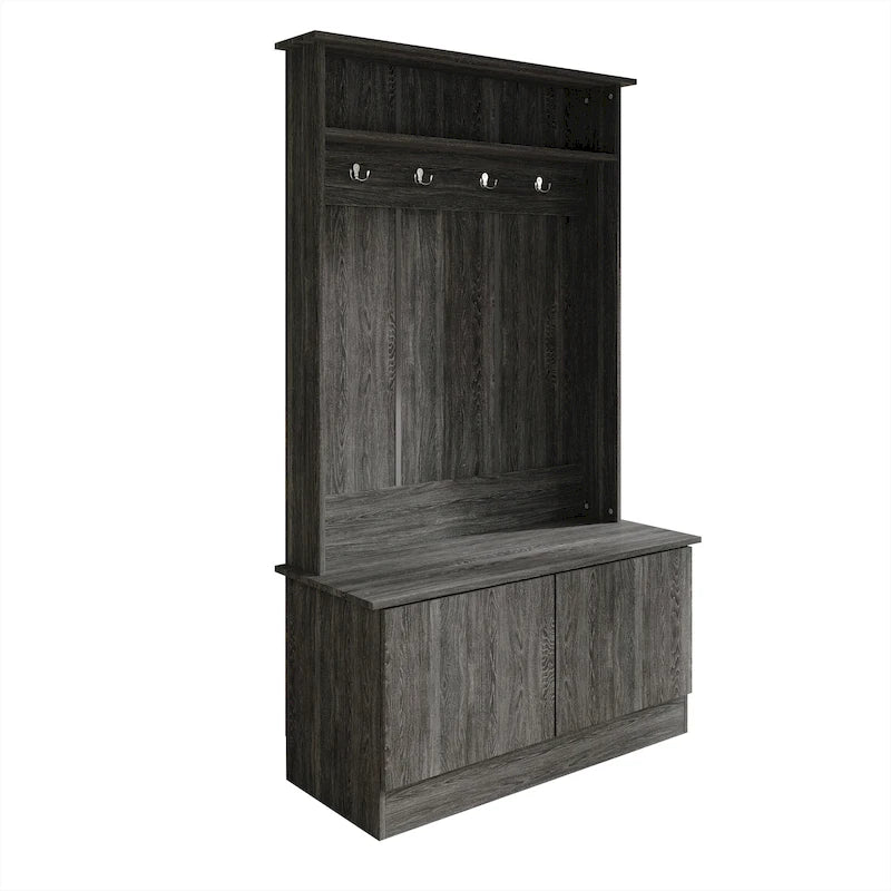 Porte-manteau avec banc