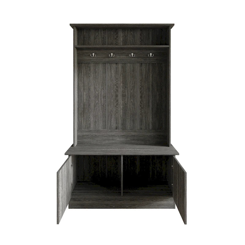 Porte-manteau avec banc