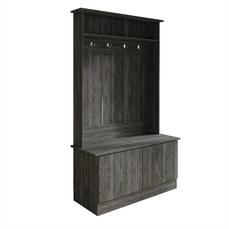 Porte-manteau avec banc