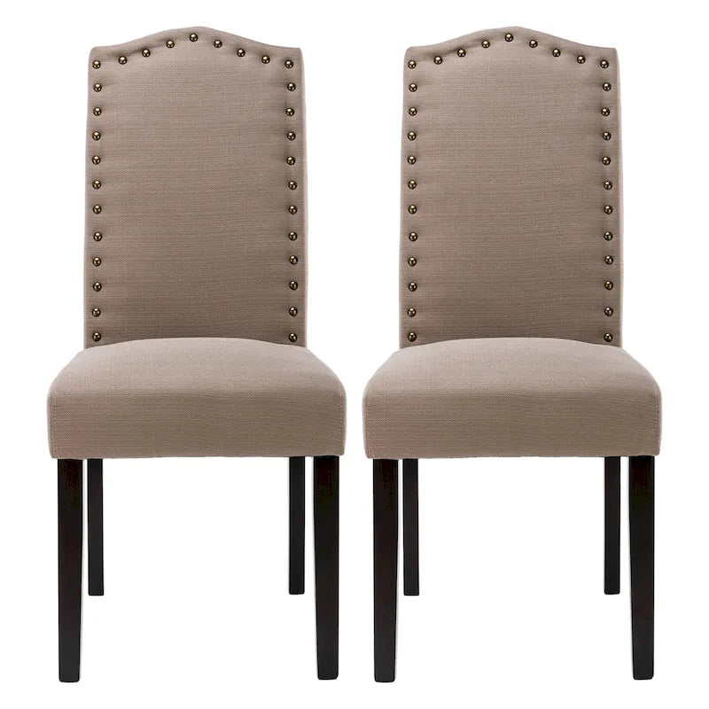 Lot de 2 chaises de salle à manger Parson fines