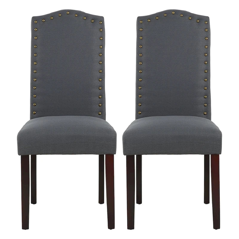 Lot de 2 chaises de salle à manger Parson fines