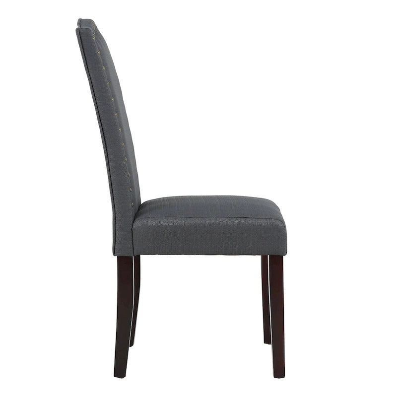 Lot de 2 chaises de salle à manger Parson fines