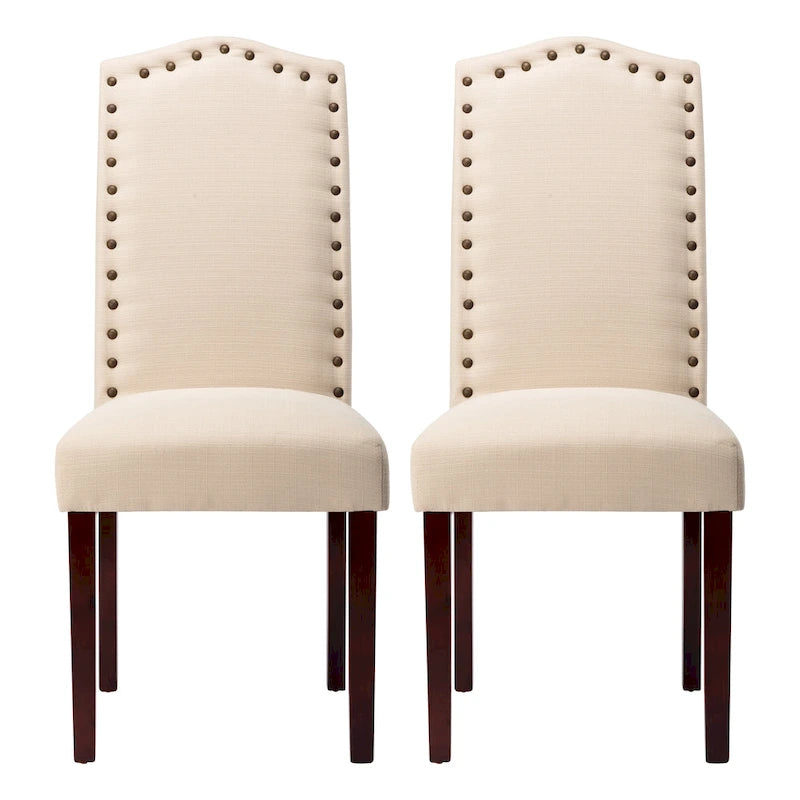 Lot de 2 chaises de salle à manger Parson fines