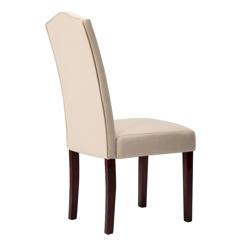 Lot de 2 chaises de salle à manger Parson fines