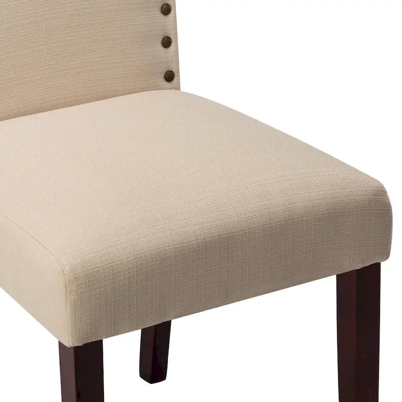 Lot de 2 chaises de salle à manger Parson fines
