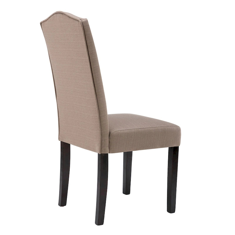 Lot de 2 chaises de salle à manger Parson fines