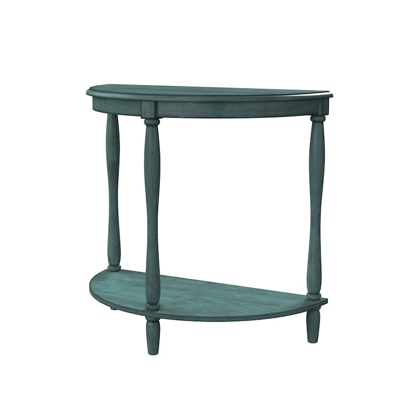 Table d'entrée en bois avec 1 étagère de 71 cm par