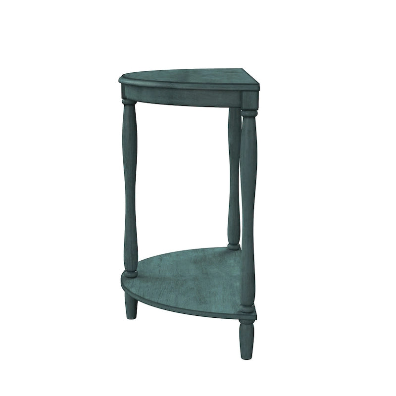 Table d'entrée en bois avec 1 étagère de 71 cm par