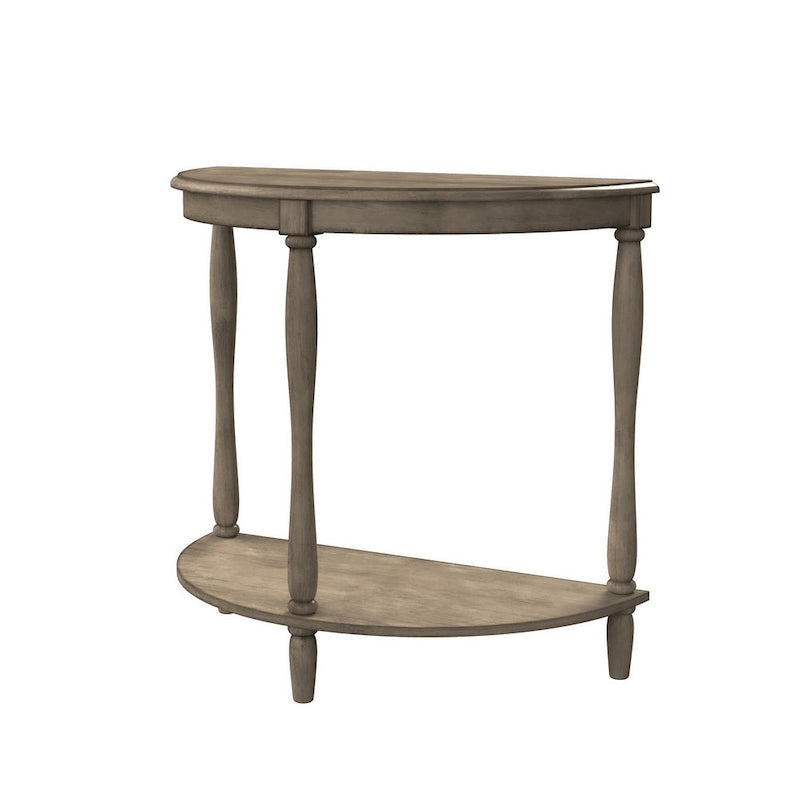 Table d'entrée en bois avec 1 étagère de 71 cm par