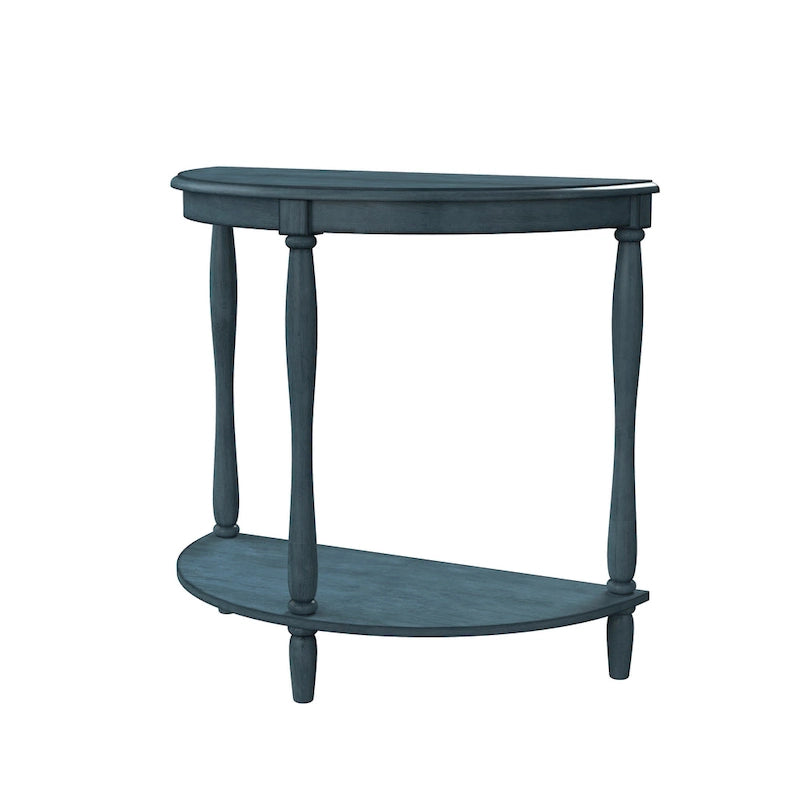 Table d'entrée en bois avec 1 étagère de 71 cm par