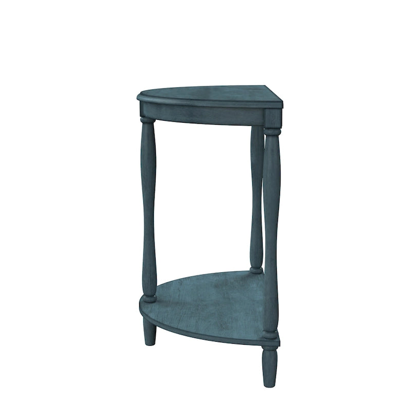 Table d'entrée en bois avec 1 étagère de 71 cm par
