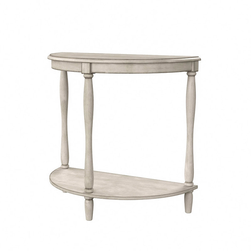 Table d'entrée en bois avec 1 étagère de 71 cm par