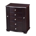 Dark Wood Tall Jewelry Box