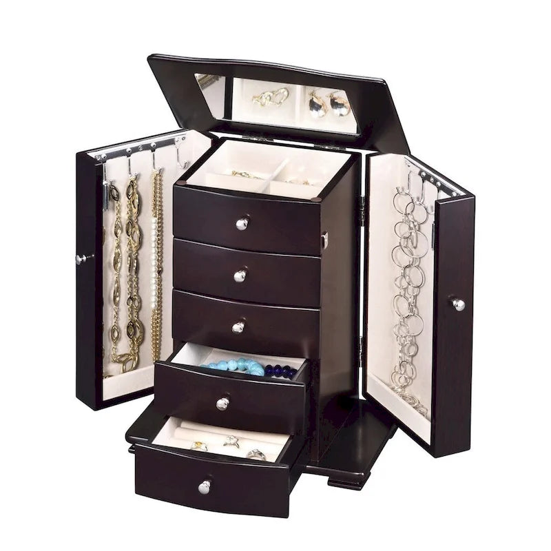 Boîte à bijoux en bois