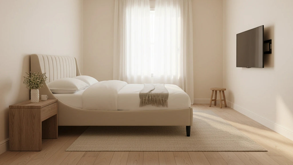 Aspen Vertical Tufted Upholstered Platform Bed
