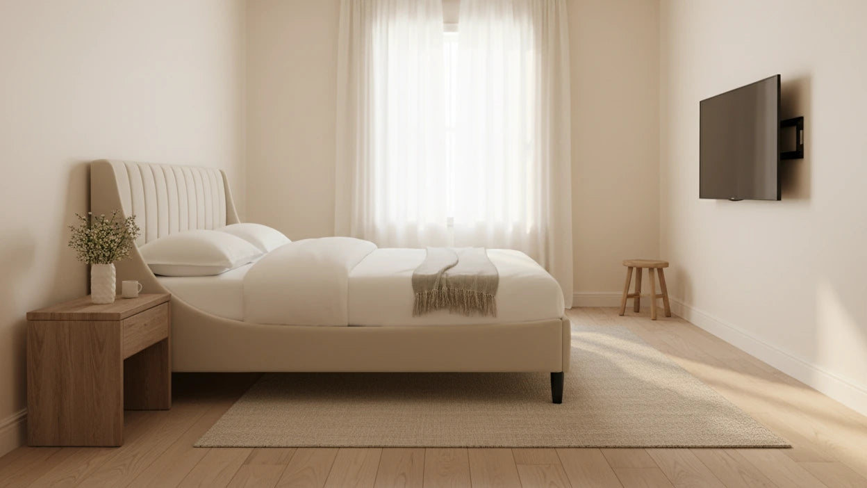 Aspen Vertical Tufted Upholstered Platform Bed