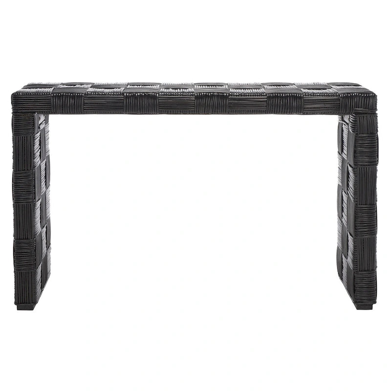 Console en rotin - 51x14x32 po. (LxPxH)