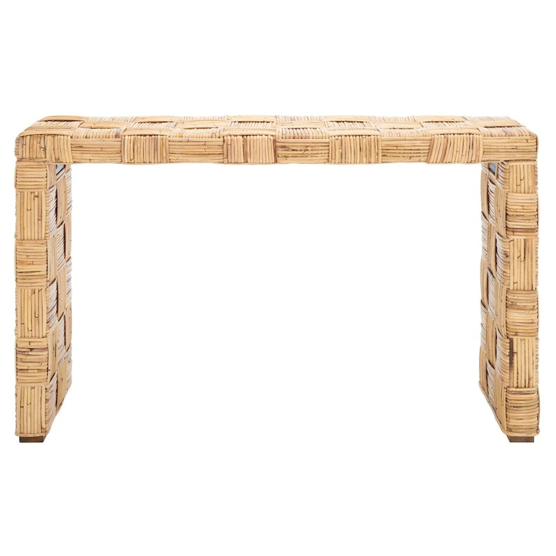 Console en rotin - 51x14x32 po. (LxPxH)