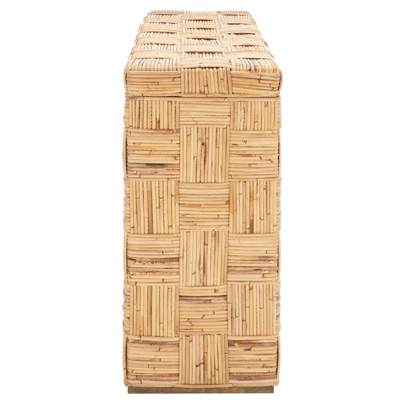 Console en rotin - 51x14x32 po. (LxPxH)