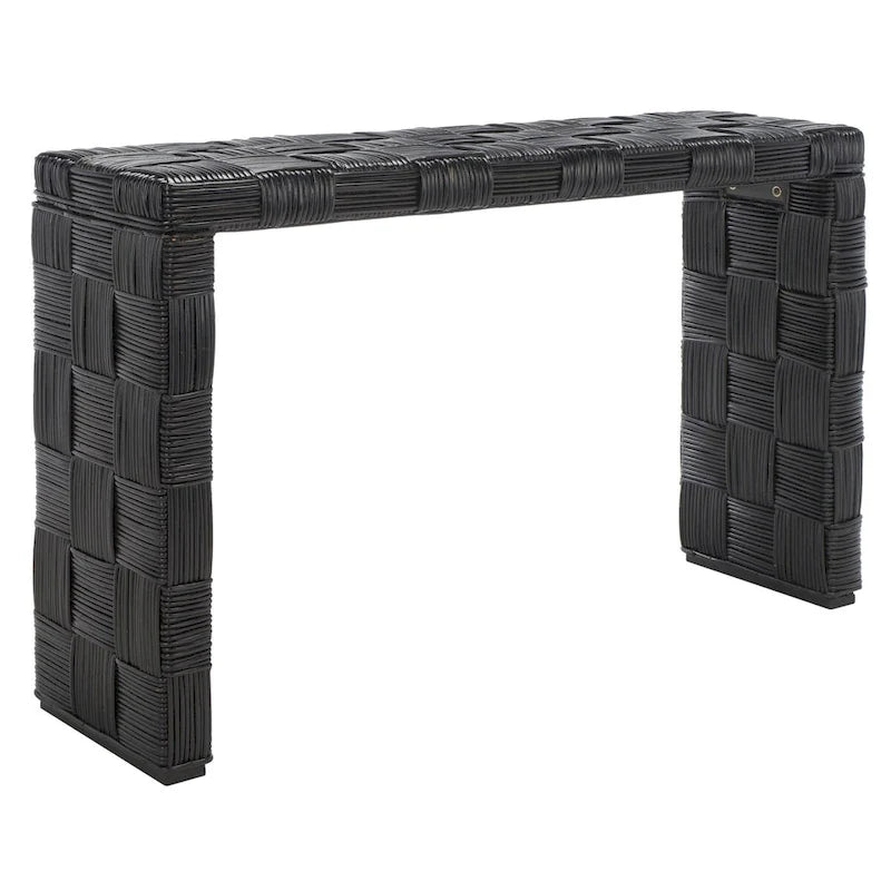 Console en rotin - 51x14x32 po. (LxPxH)
