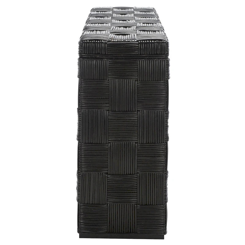 Console en rotin - 51x14x32 po. (LxPxH)