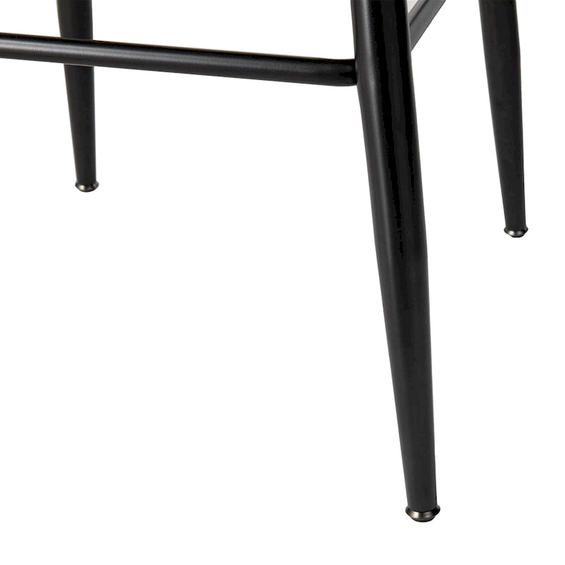 Tabourets de bar hauts assortis en similicuir
