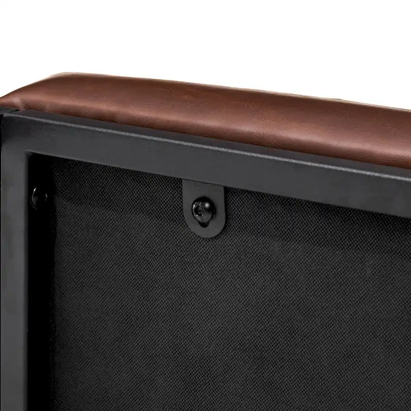 Ensemble de 2 poufs repose-pieds capitonnés 24W